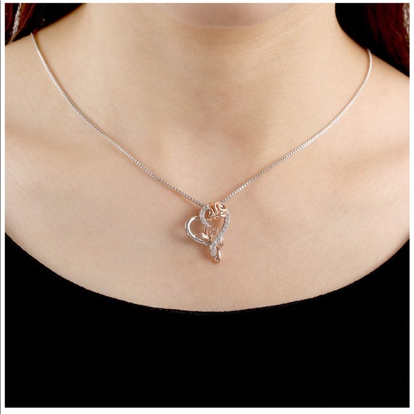 Jewelry - NEW SILVER/ROSE GOLD PENDANT